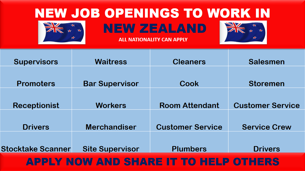 employment opportunities in new zealand